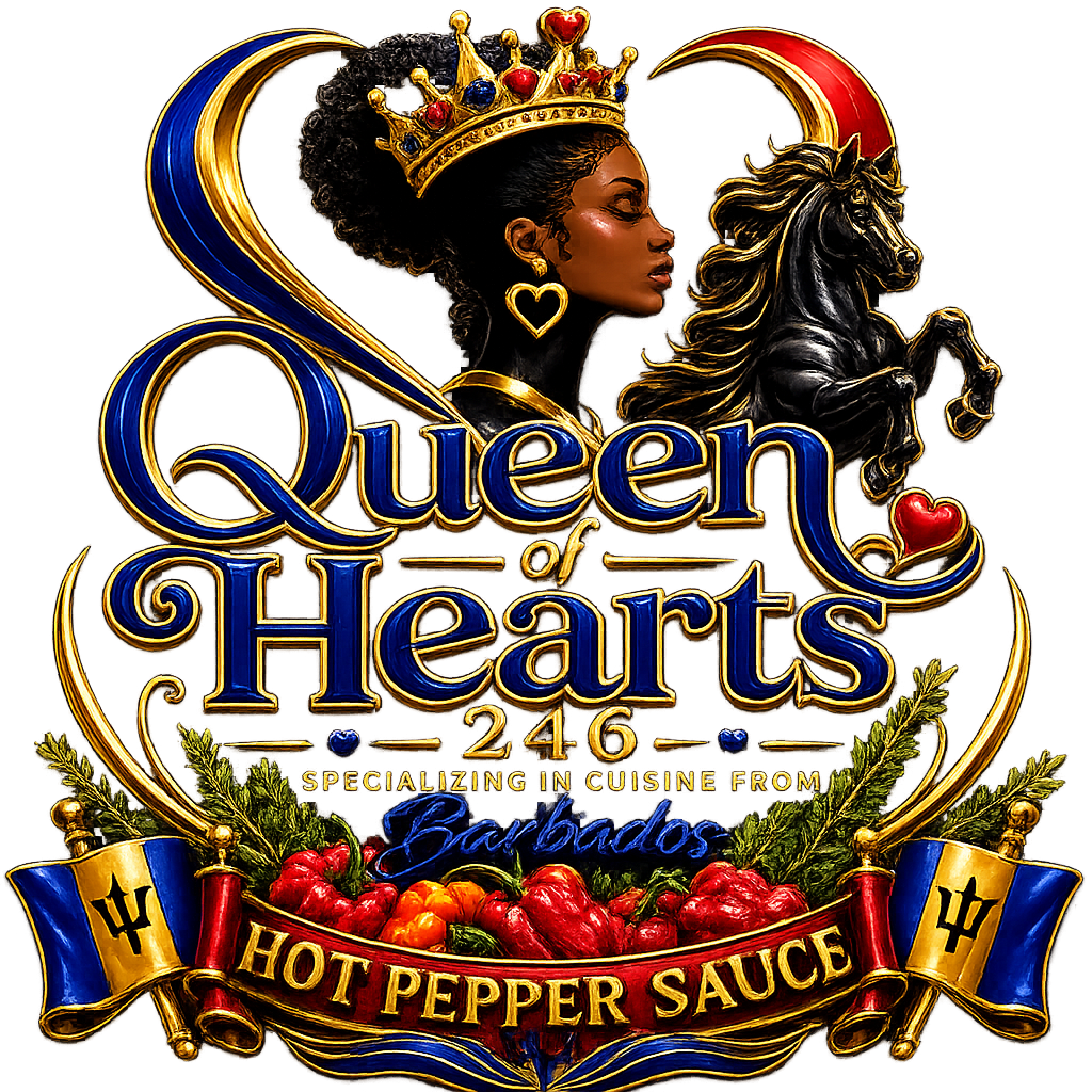 Queen Of Hearts 246❤️ Hot Pepper Sauce logo
